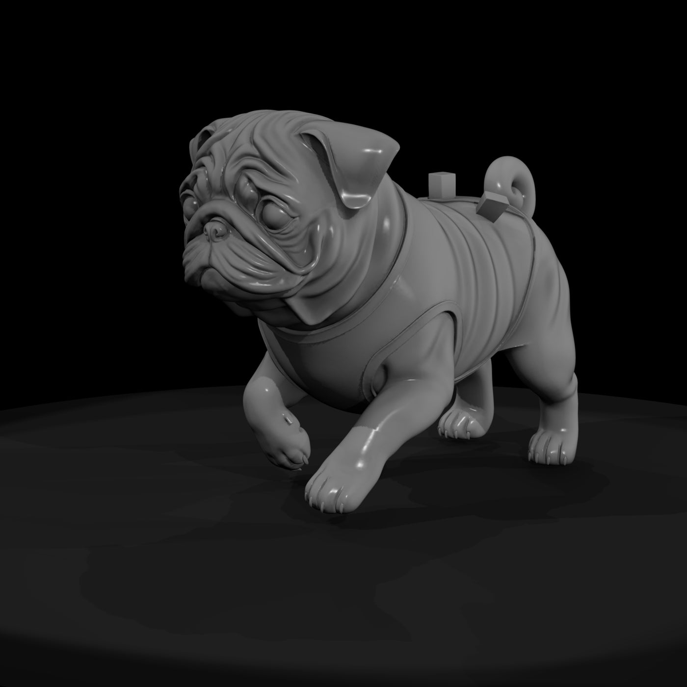 stylized-pug-dog-miniature-133328