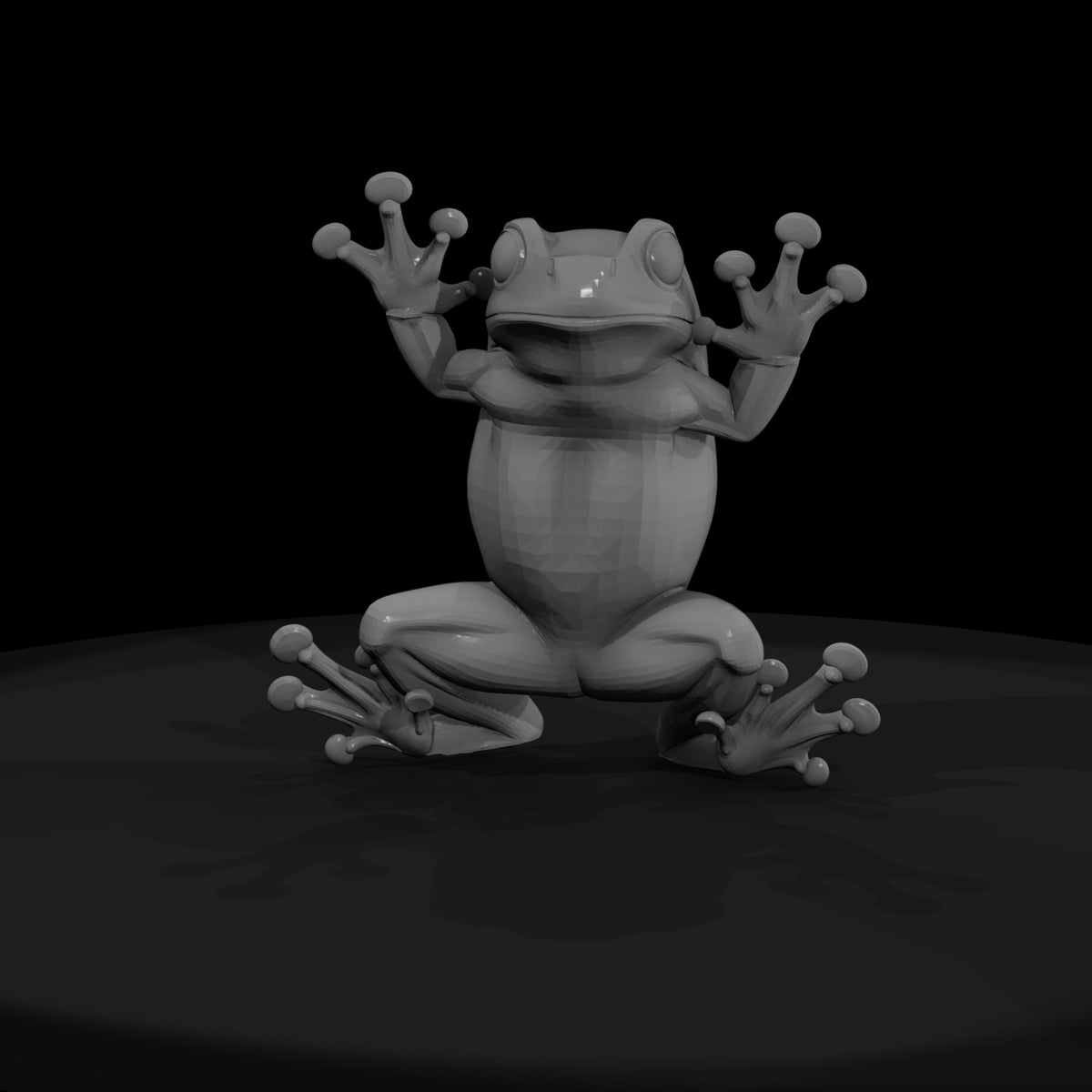 low-poly-stylized-tree-frog-figurine-562875