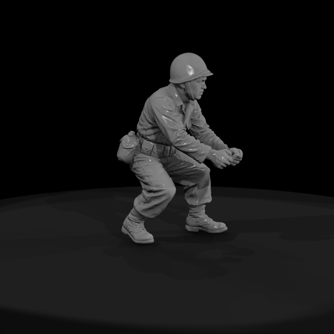 Ww2 Army 055 Wwii U S Army Mortar Crewman Figure