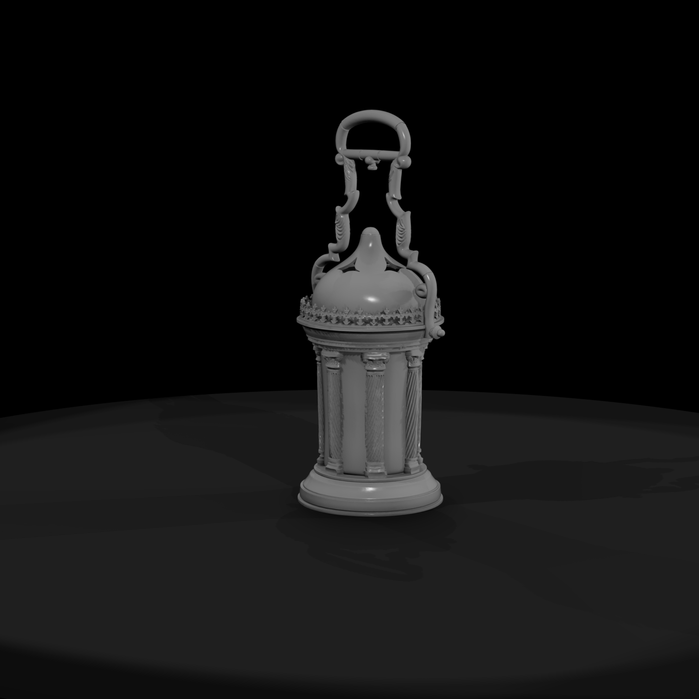 Victorian Neoclassical Hanging Lantern