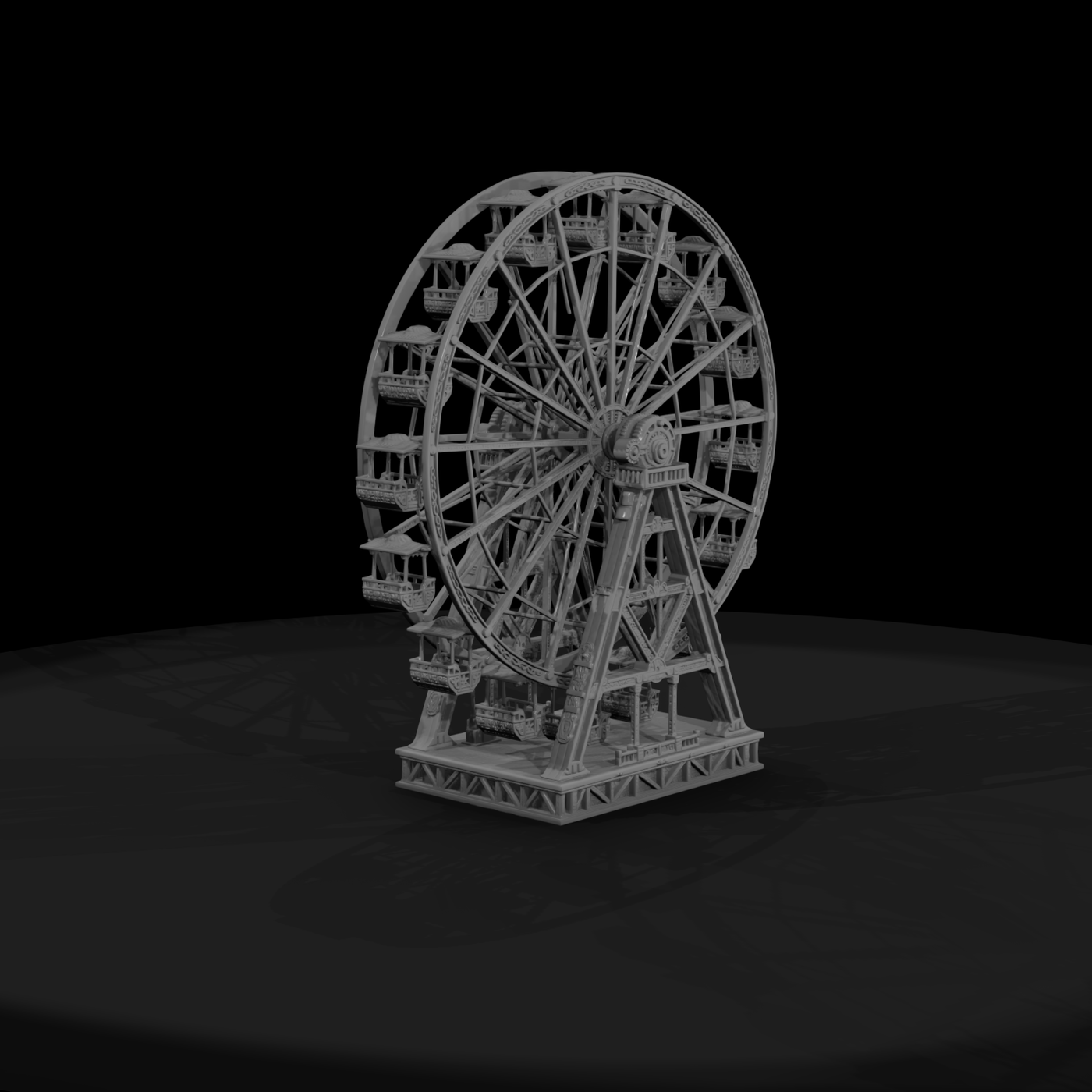 Vintage Fairground Ferris Wheel