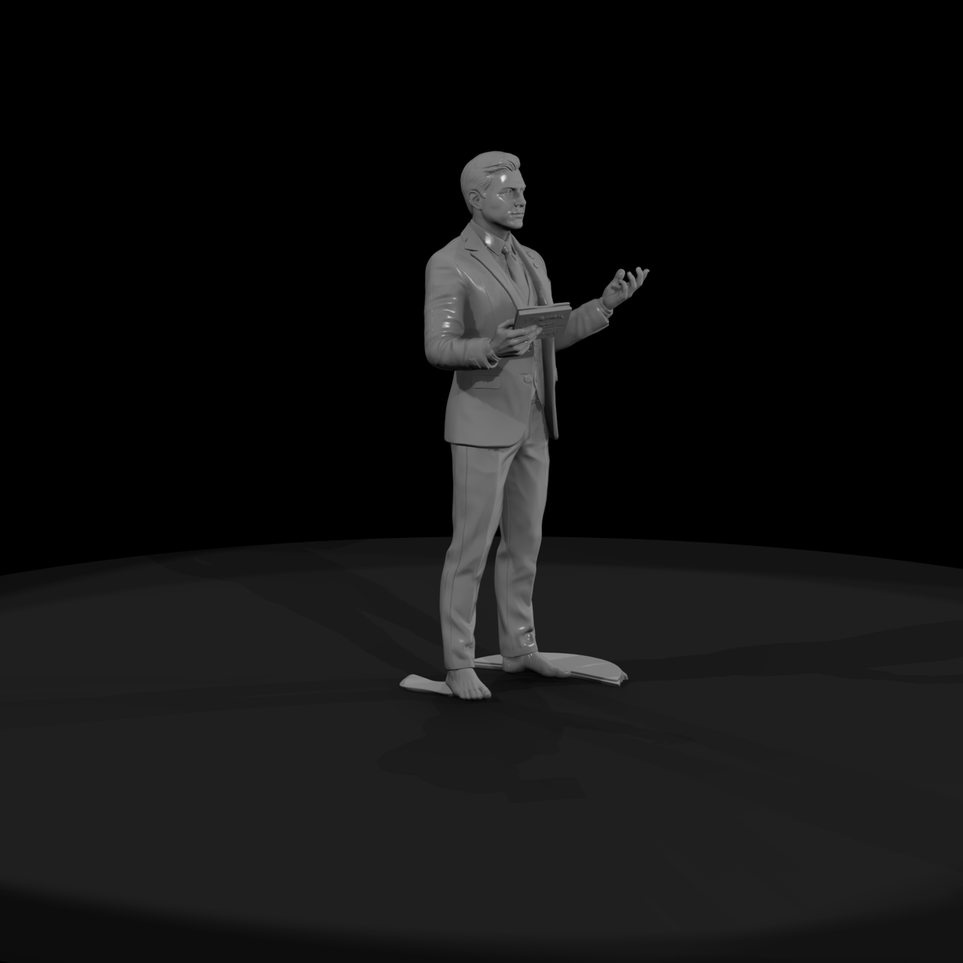 Debate Moderator on Stage