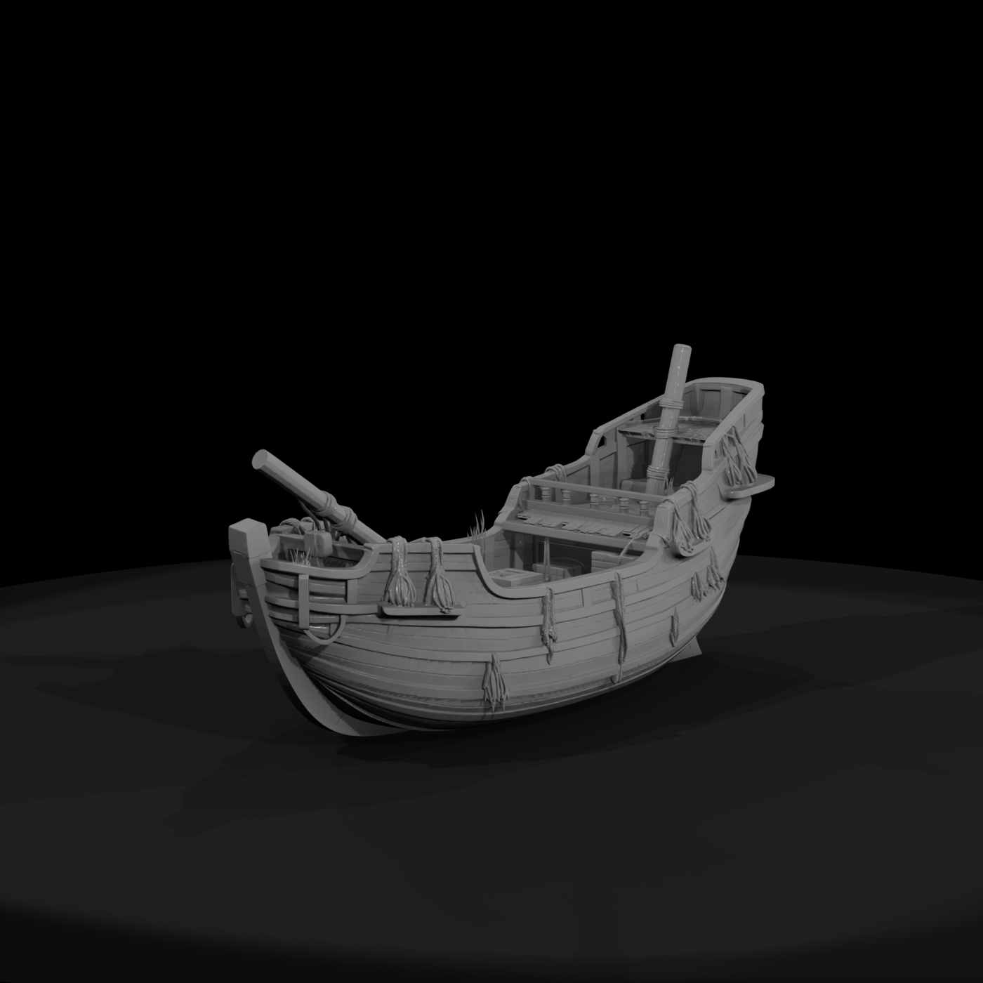 Wrecked Pirate Galleon — Ship Wreck ( Compatible)