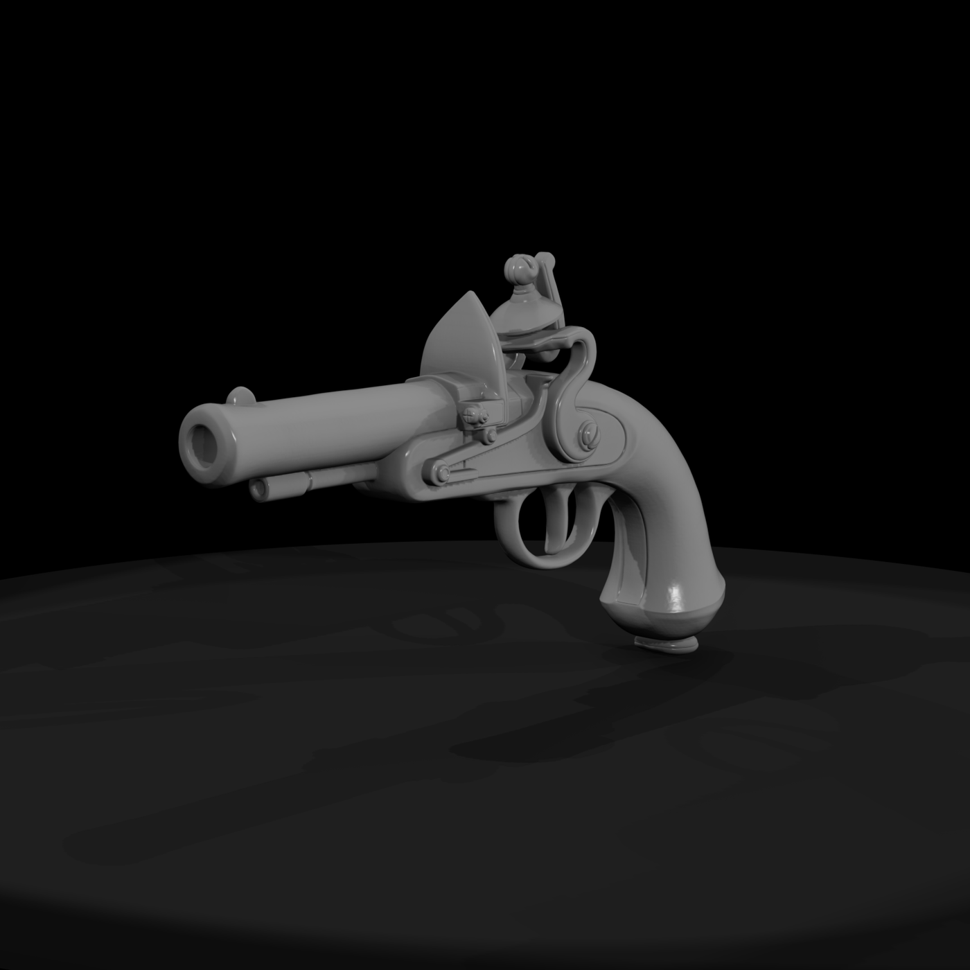 Wpn Pist 066 Flintlock Pistol