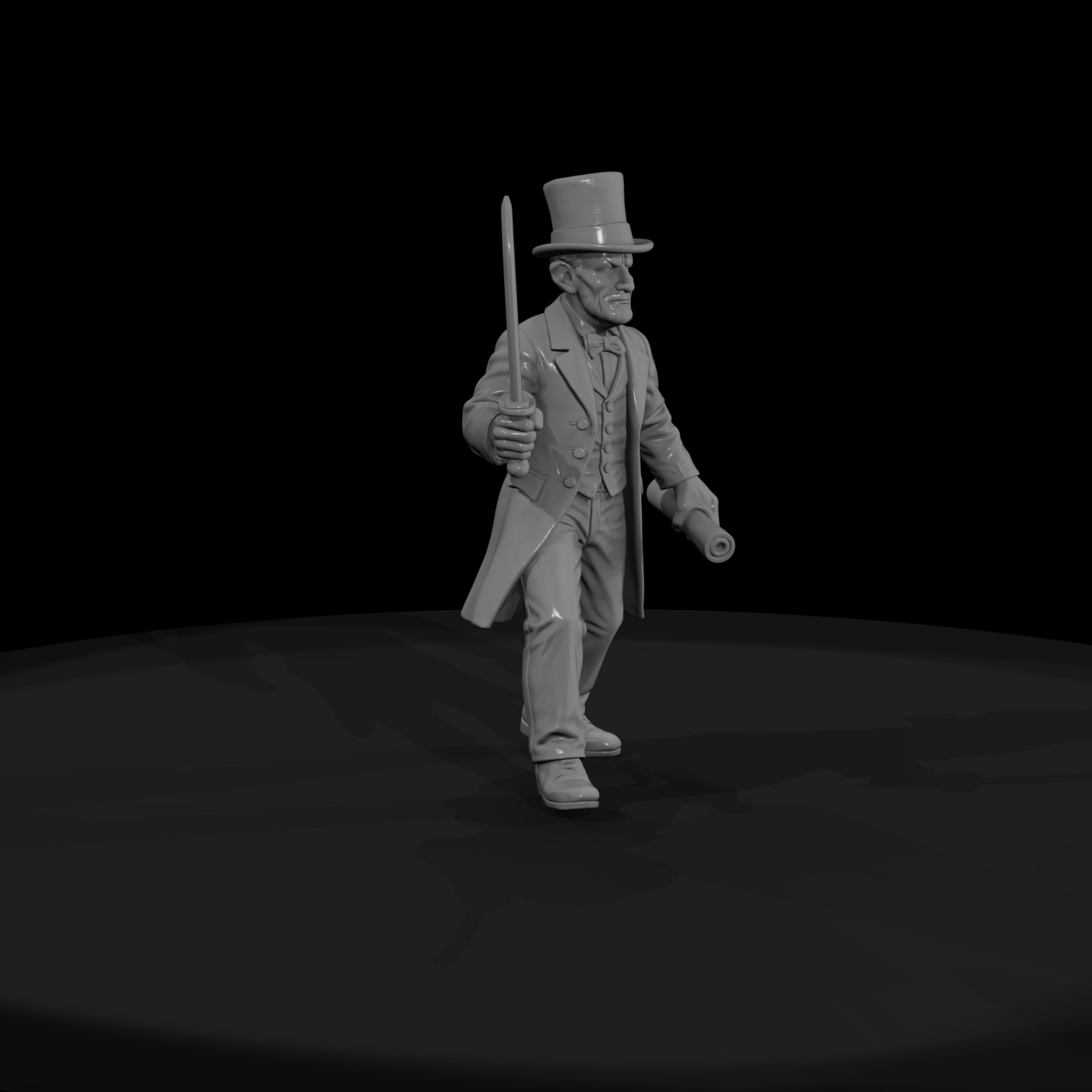 Hist 0167 Historical Abraham Lincoln Miniature Fig
