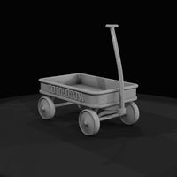 antique-wooden-child-s-pull-wagon-with-bulletin-lettering — thumbnail 2