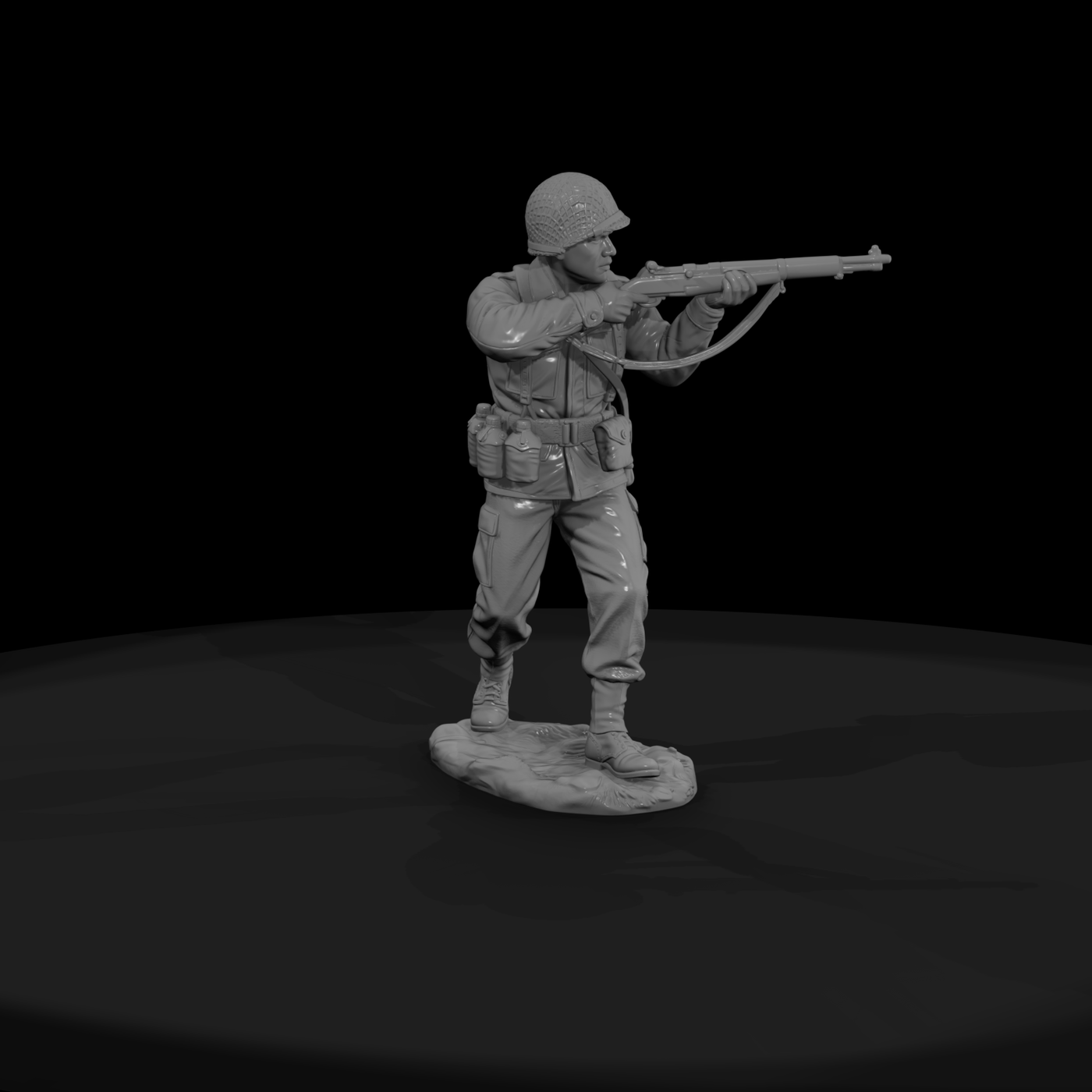 Ww2H 001 United States Army Rifleman