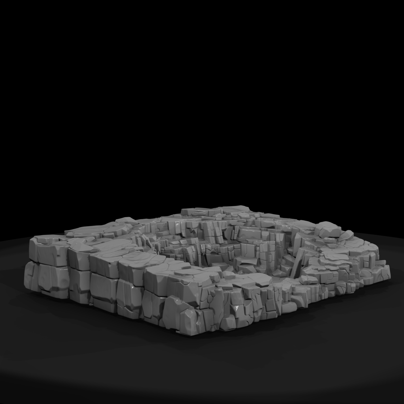 Rocky Sinkhole Pit with Water