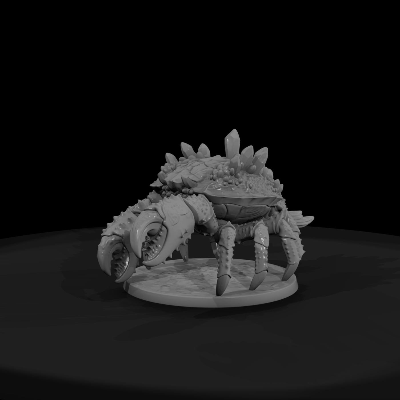 Stylized Fantasy Giant Crystal Crab Miniature Cfnt