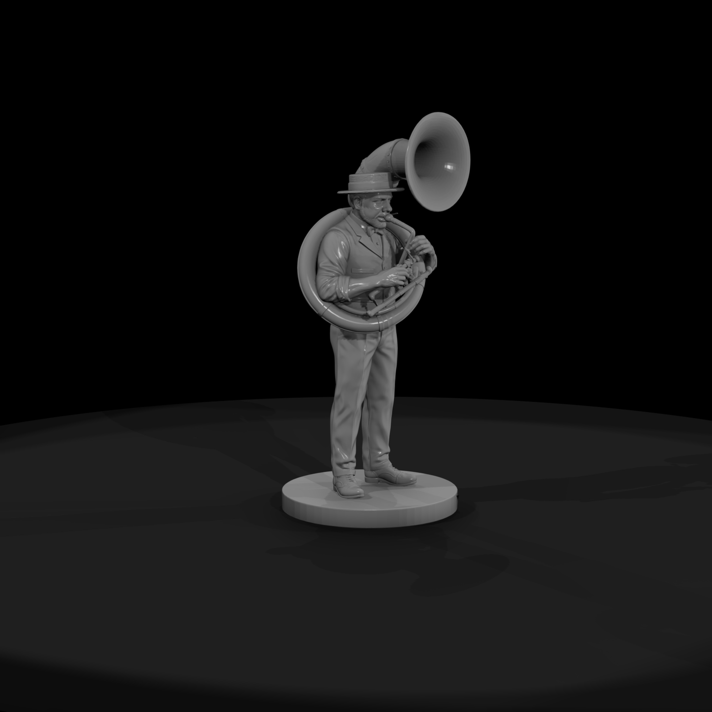 Bnd 151 Dixieland Jazz Band Sousaphone Tuba