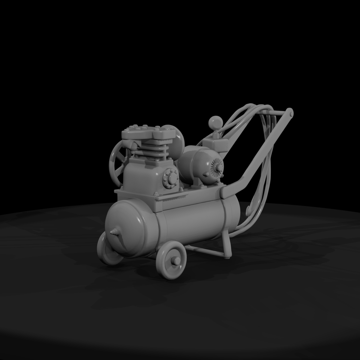 Vintage Rusty Air Compressor