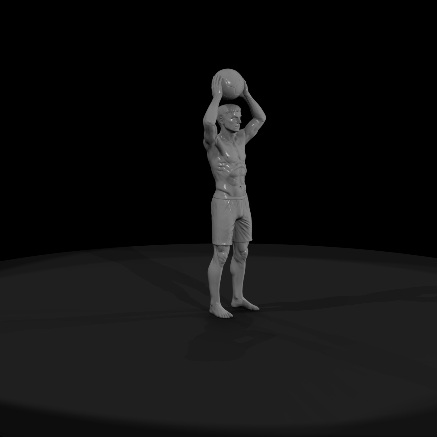 Adult Soccer Game Player 3