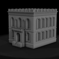 neoclassical_european_townhouse_3d_model — thumbnail 4
