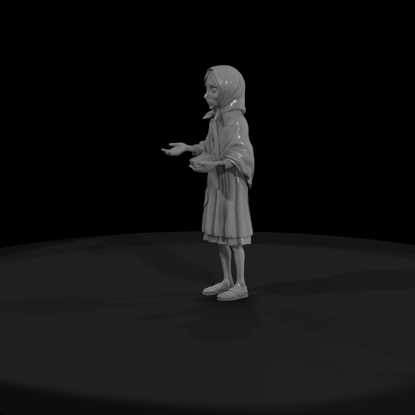 Stylized Beggar Woman (Single Piece)