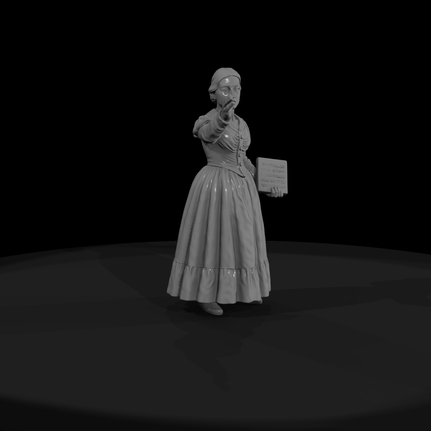 Hist 0163 Historical Clara Schumann Miniature Figu
