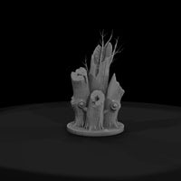 stylized-dead-tree-stump-terrain-base-for-dioramas-tabletop-247910 — thumbnail 3