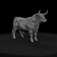 stylized-bull-miniature-sculpture-068255 — thumbnail 3