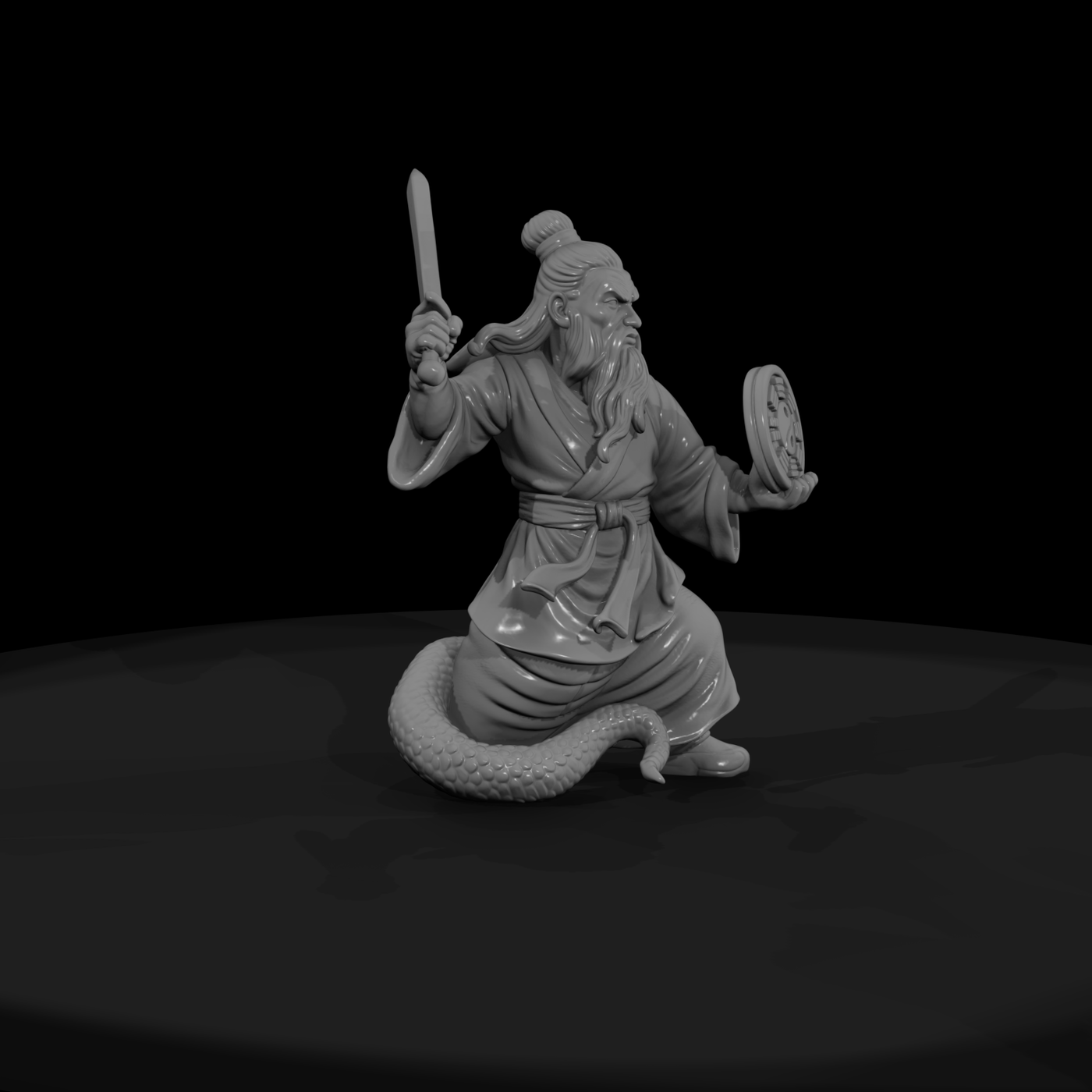 Myth 0451 Mythology Fuxi Miniature Figure