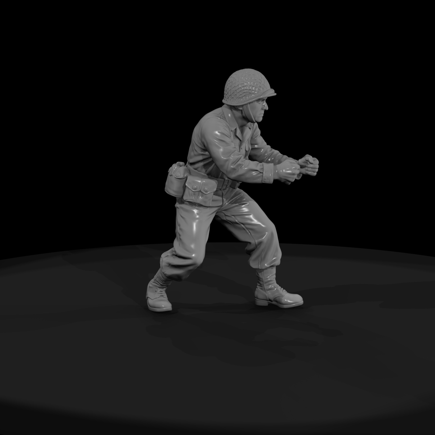 Ww2 Army 088 Wwii U S Army Artillery Crewman Figur