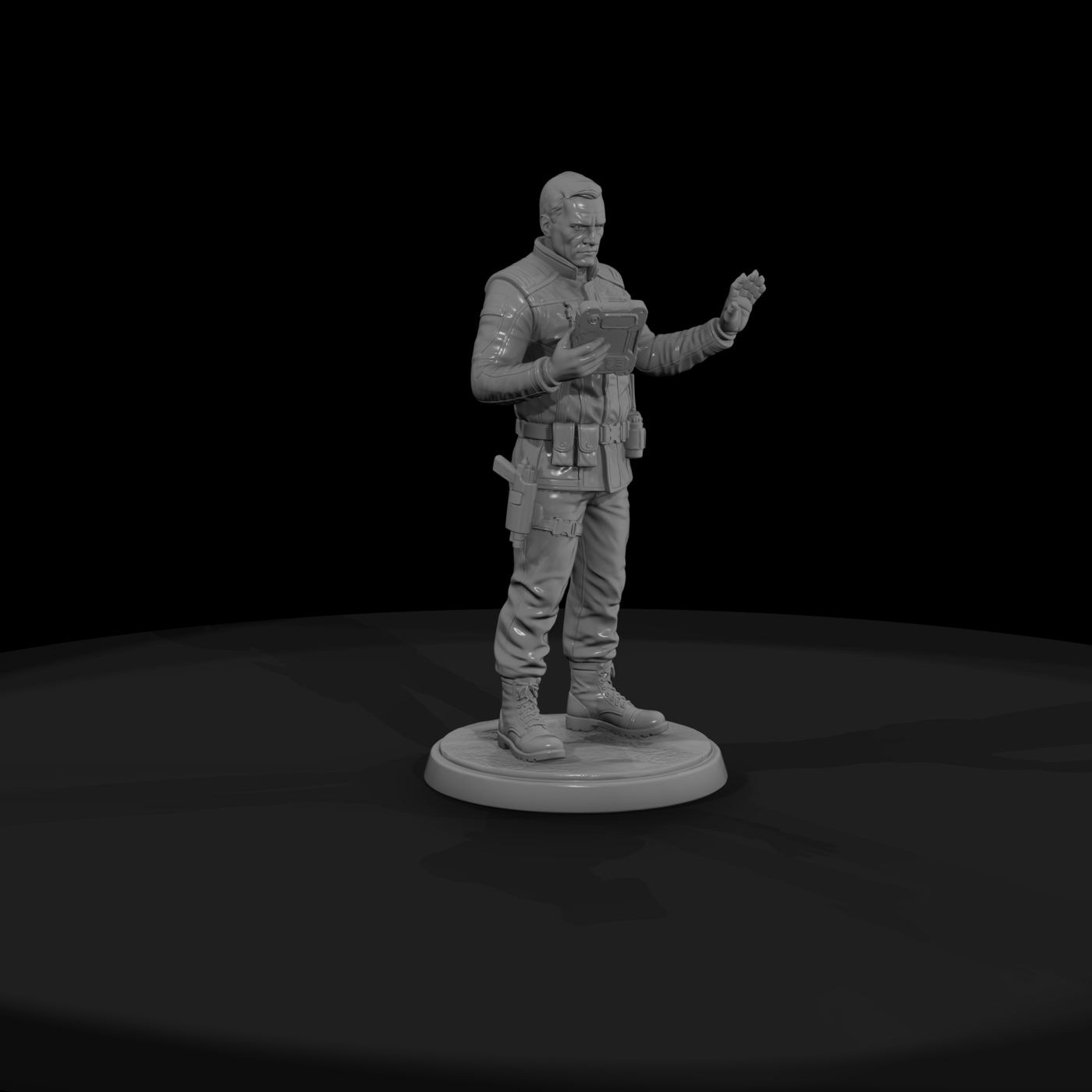 Poparc 0080 Spaceport Customs Officer Alternate Po