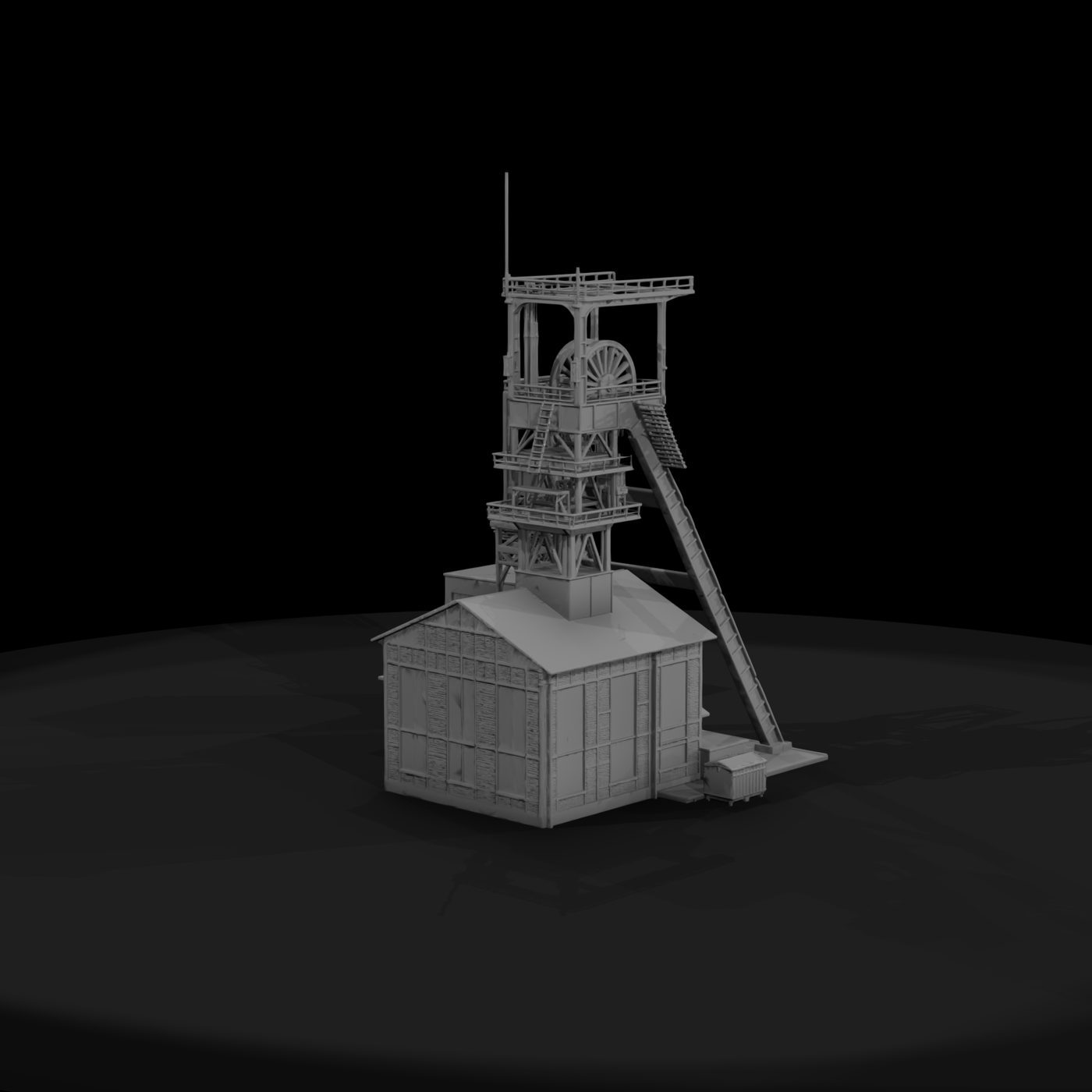 Coal Mine Headframe & Workshops