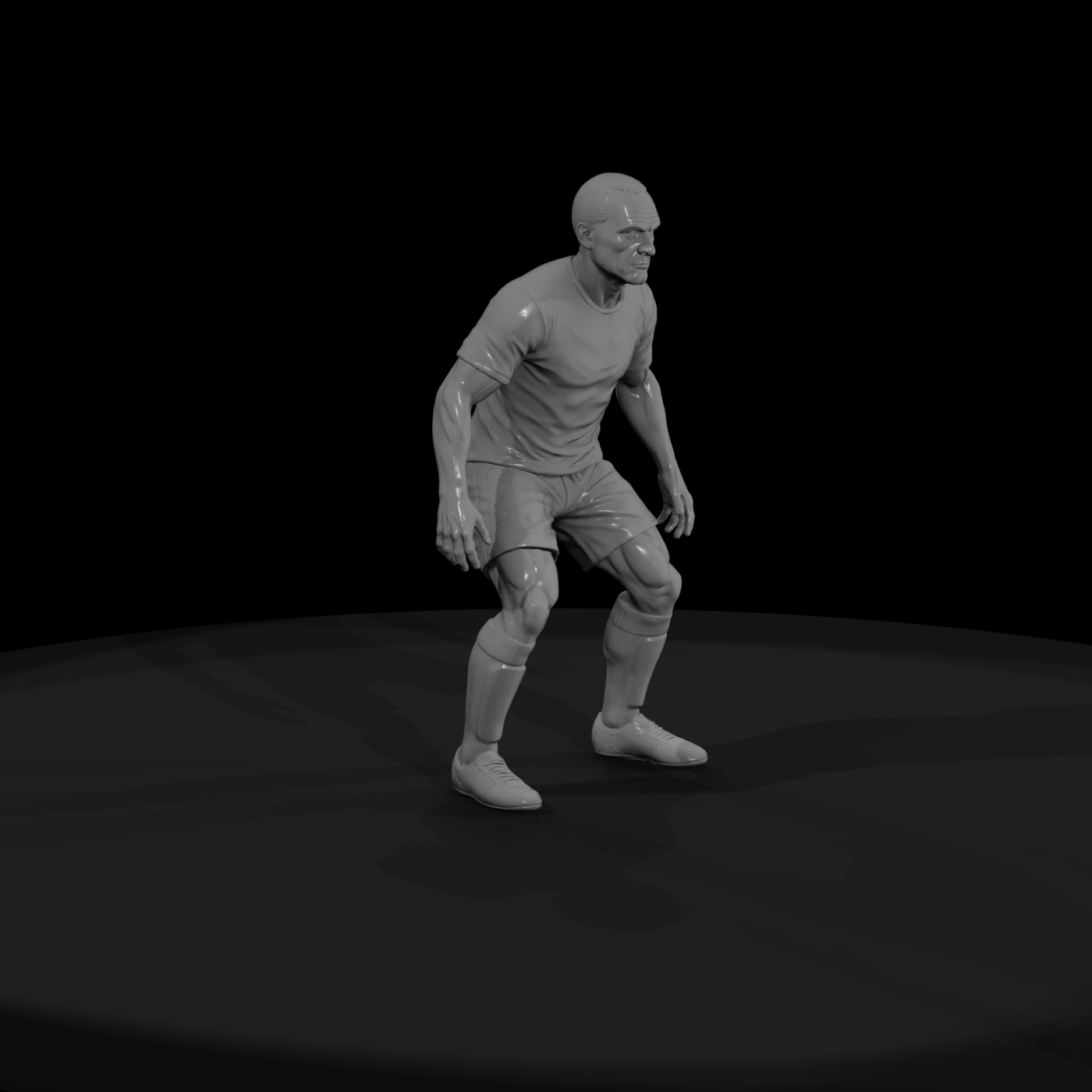 Adult Soccer Game Defender