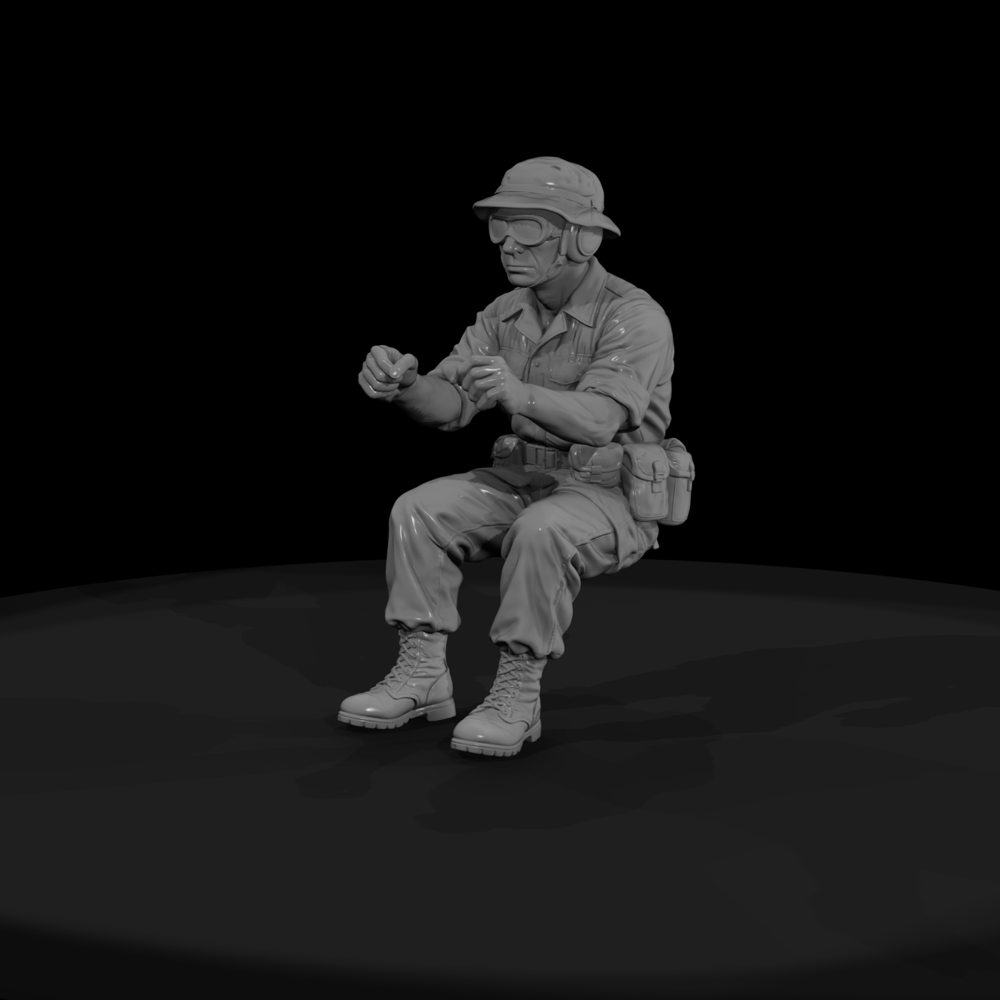 Vn Army 041 Vietnam U S Army Truck Driver Figure