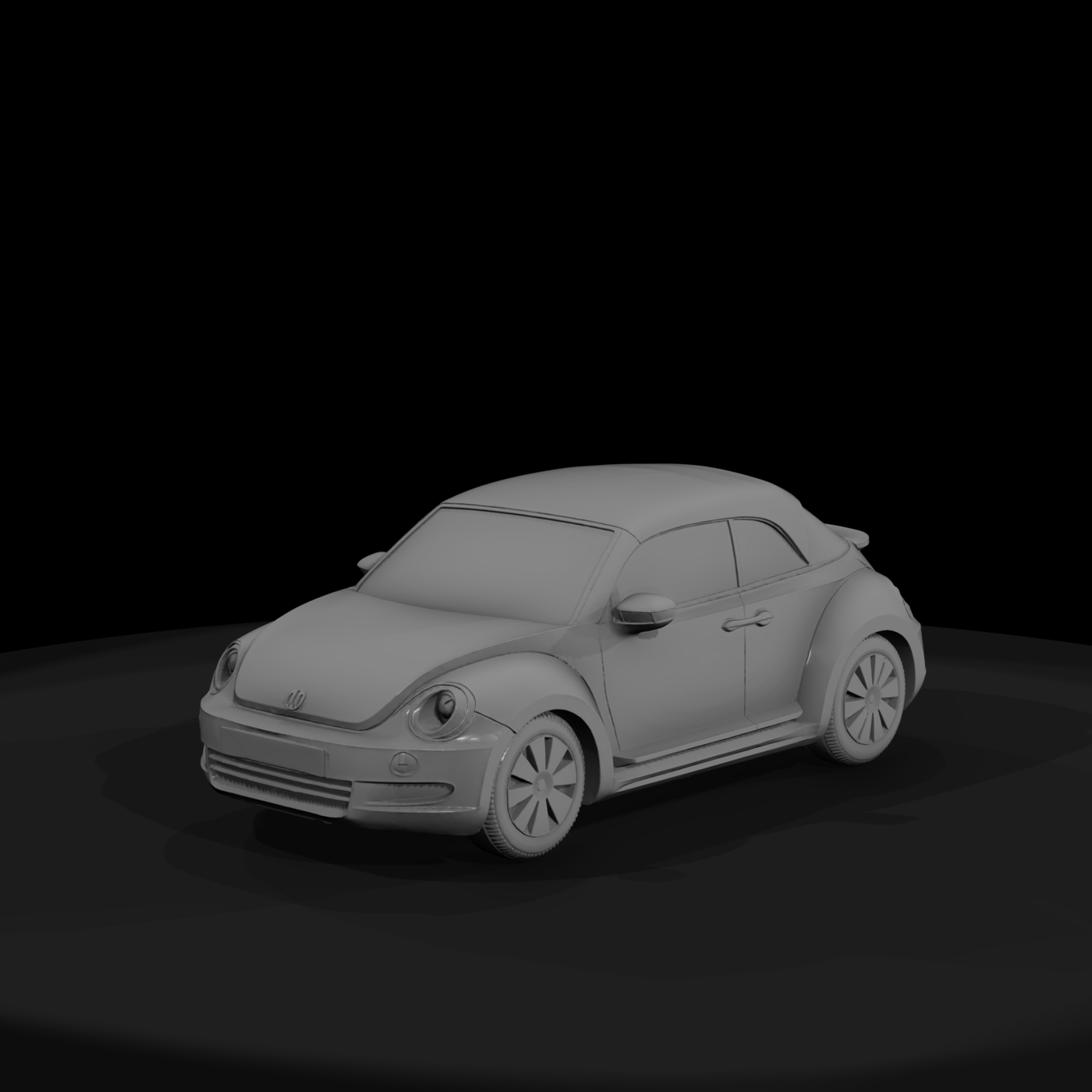 Volkswagen Beetle Coupe Car Model