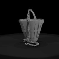 medieval-wooden-water-bucket-diorama-prop-104065 — thumbnail 3