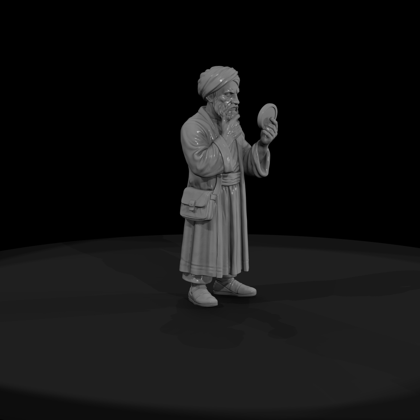 Hist 0078 Historical Ibn Al Haytham Miniature Figu
