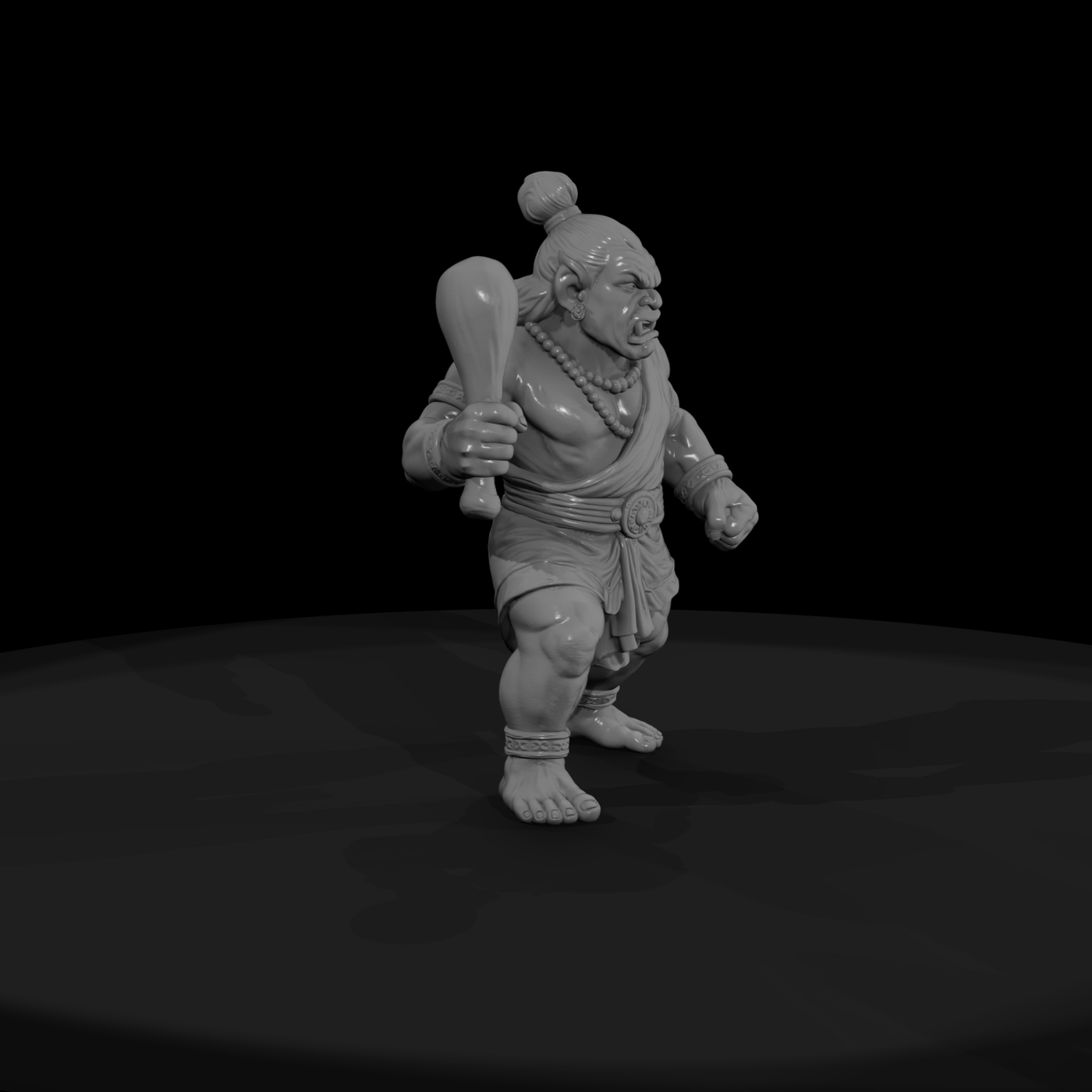 Myth 0433 Mythology Rakshasa Warrior Miniature Fig