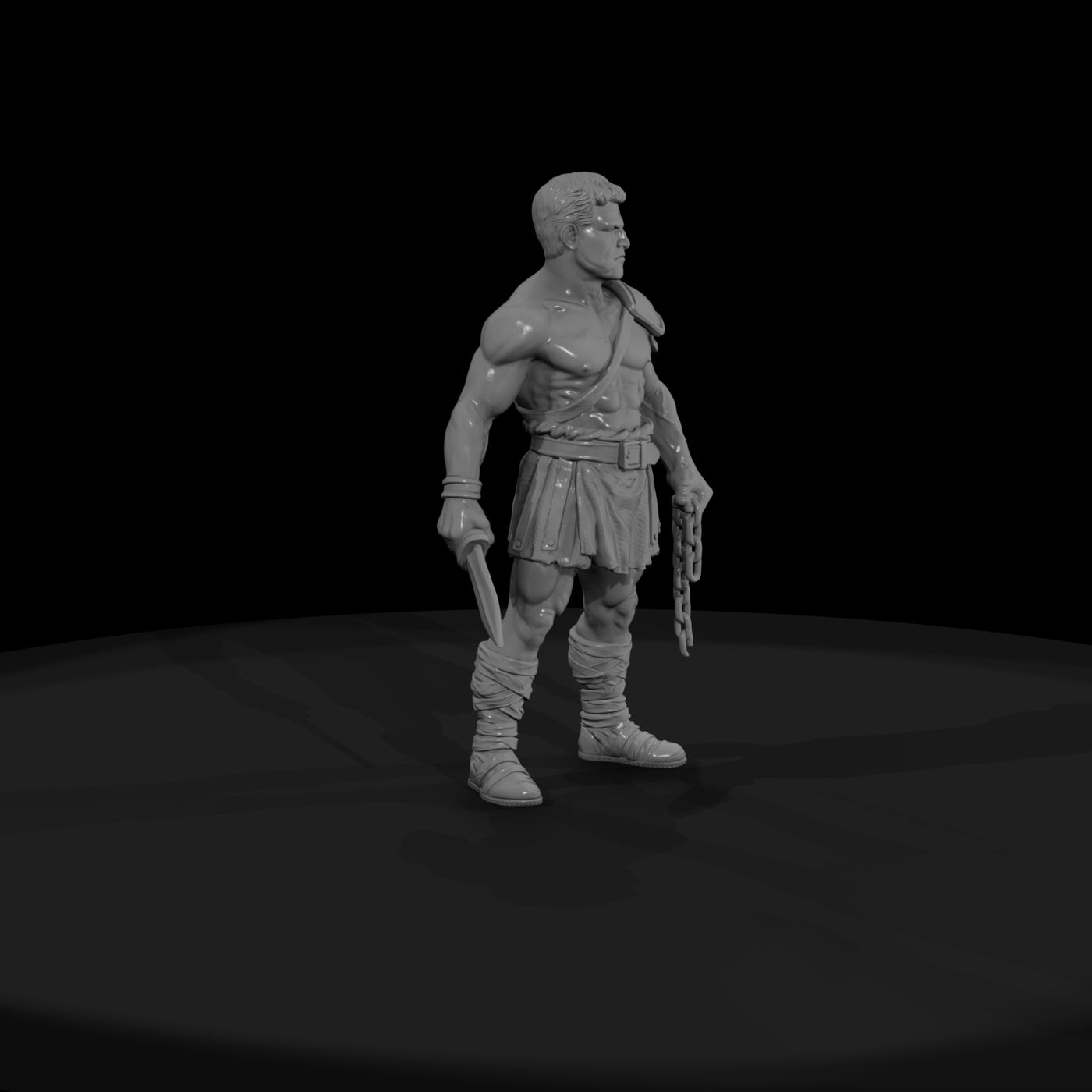 Hist 0047 Historical Spartacus Miniature Figure