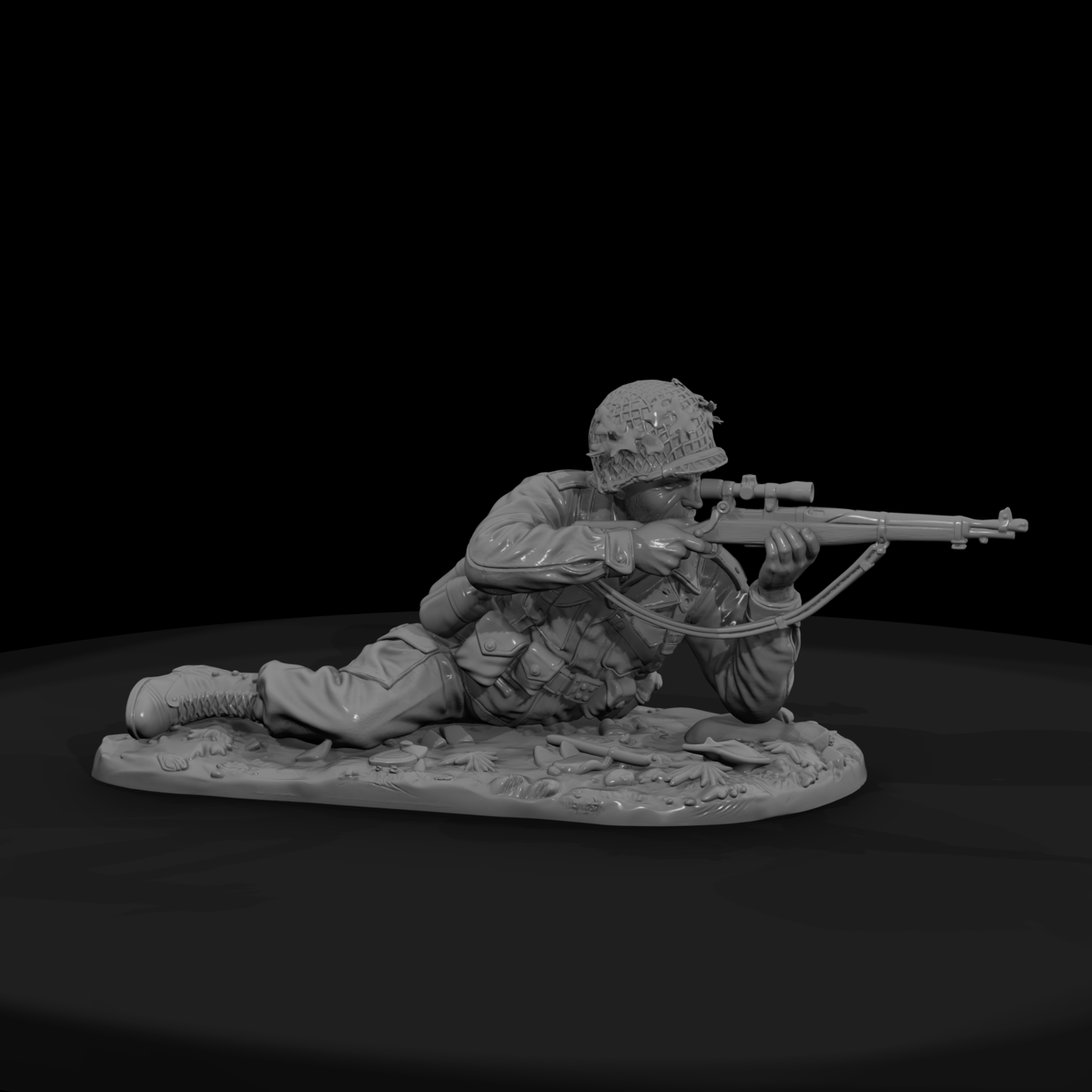 Ww2H 011 United States Army Sniper