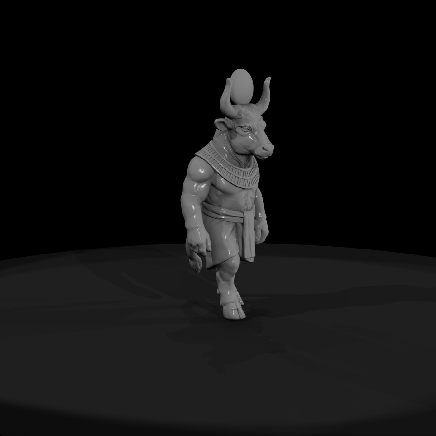 Myth 0364 Mythology Apis Bull Miniature Figure