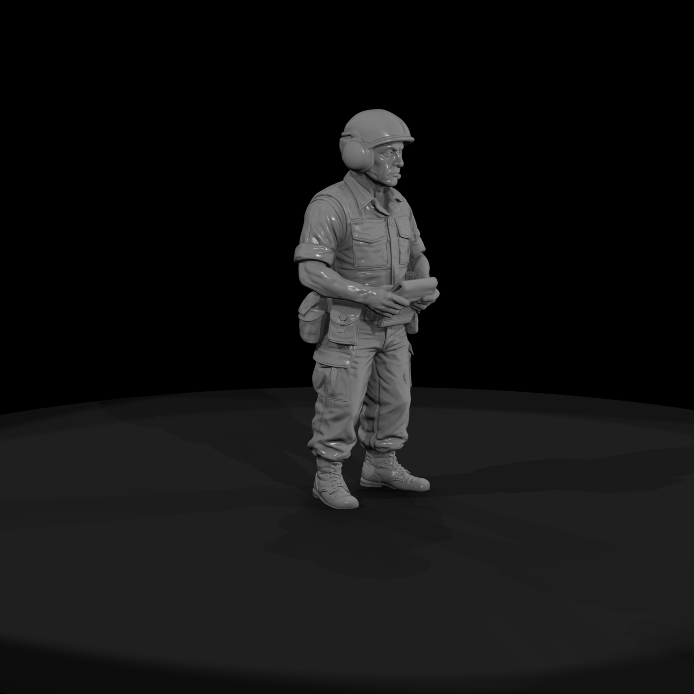 Vn Army 046 Vietnam U S Army Platoon Leader Figure