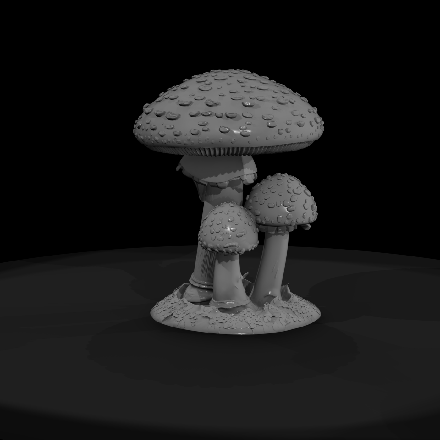 Fly Agaric Mushroom Cluster