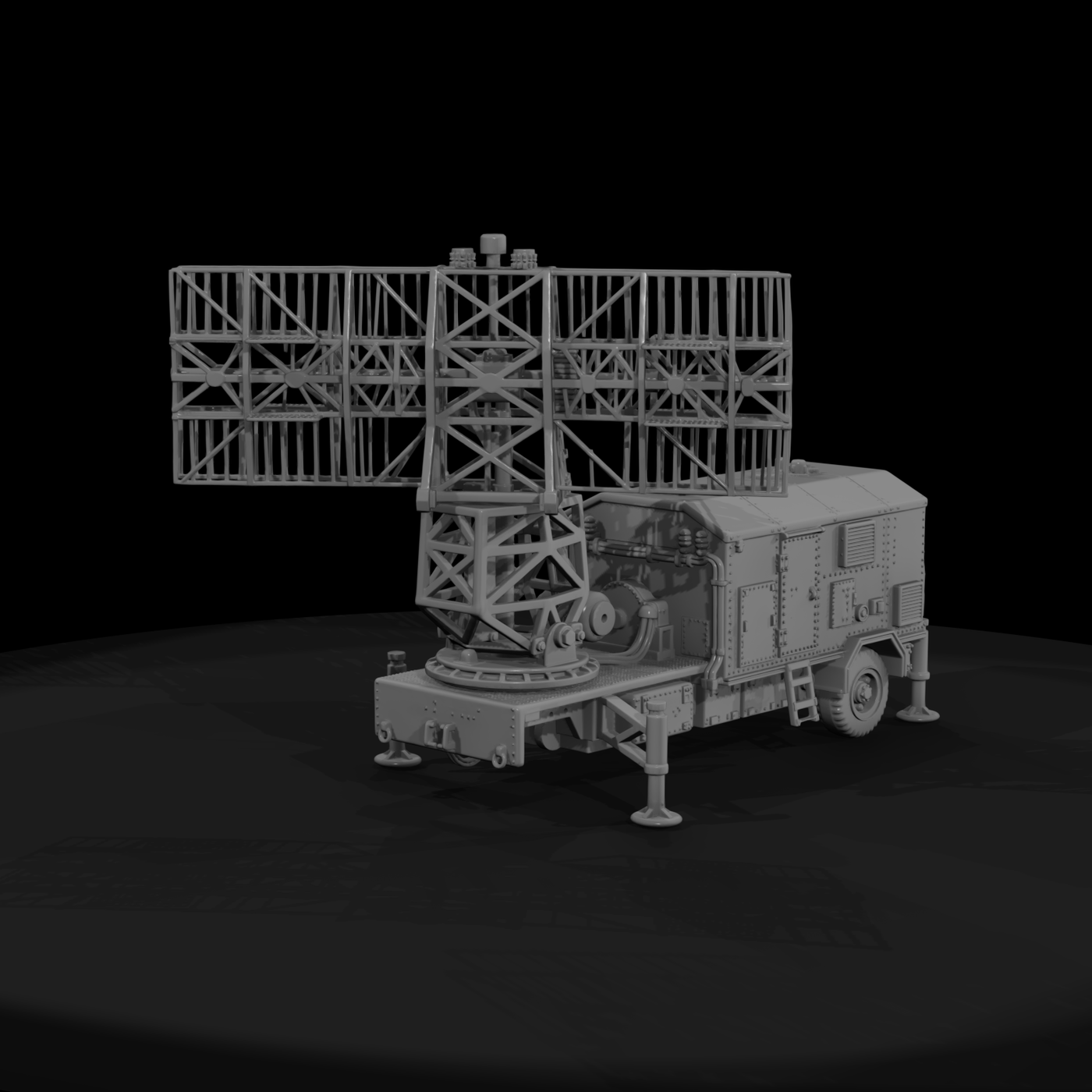 WWII Mobile Early-Warning Radar Truck