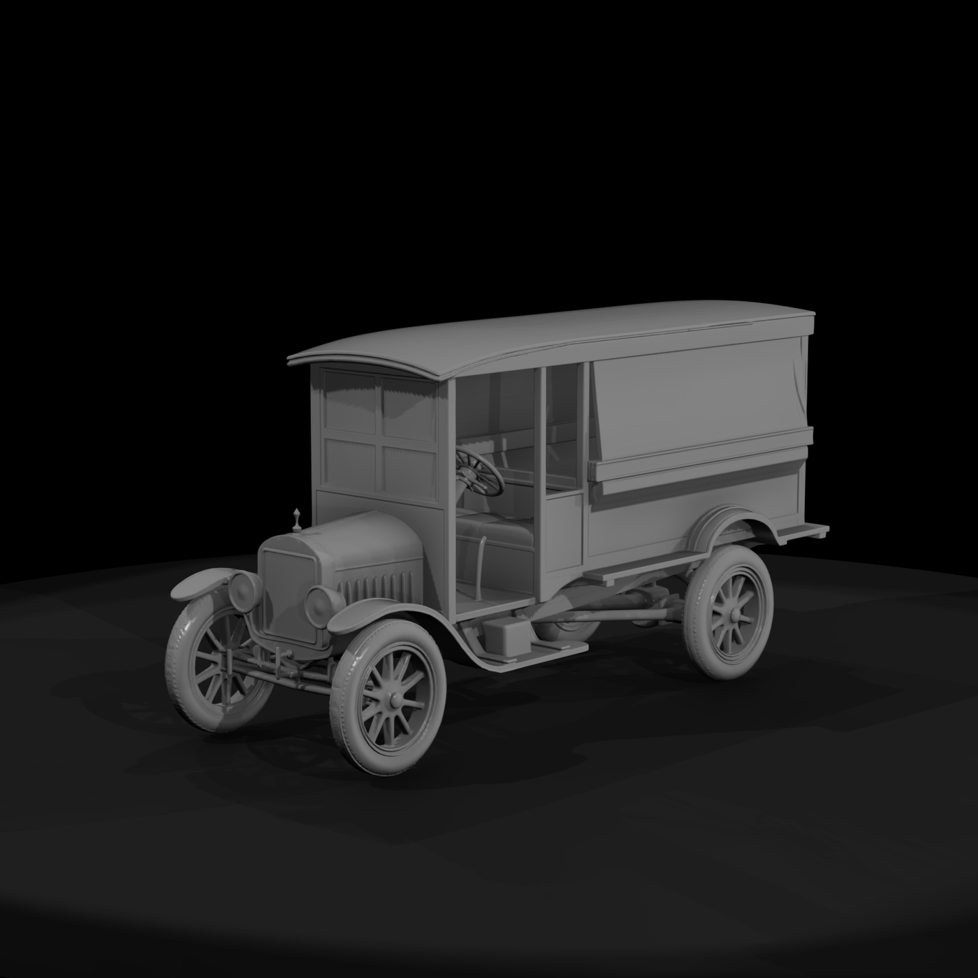 Vintage T‑Era Panel Delivery Truck