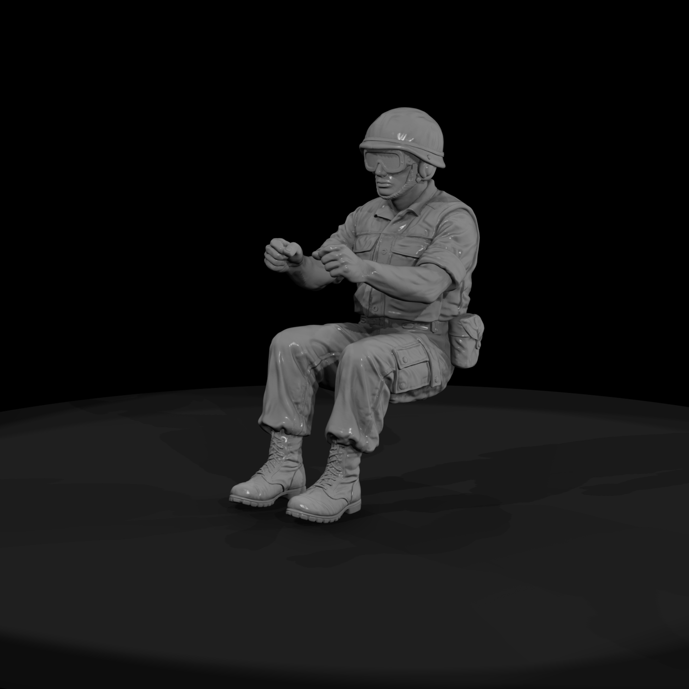 Vn Army 025 Vietnam U S Army Truck Driver Figure