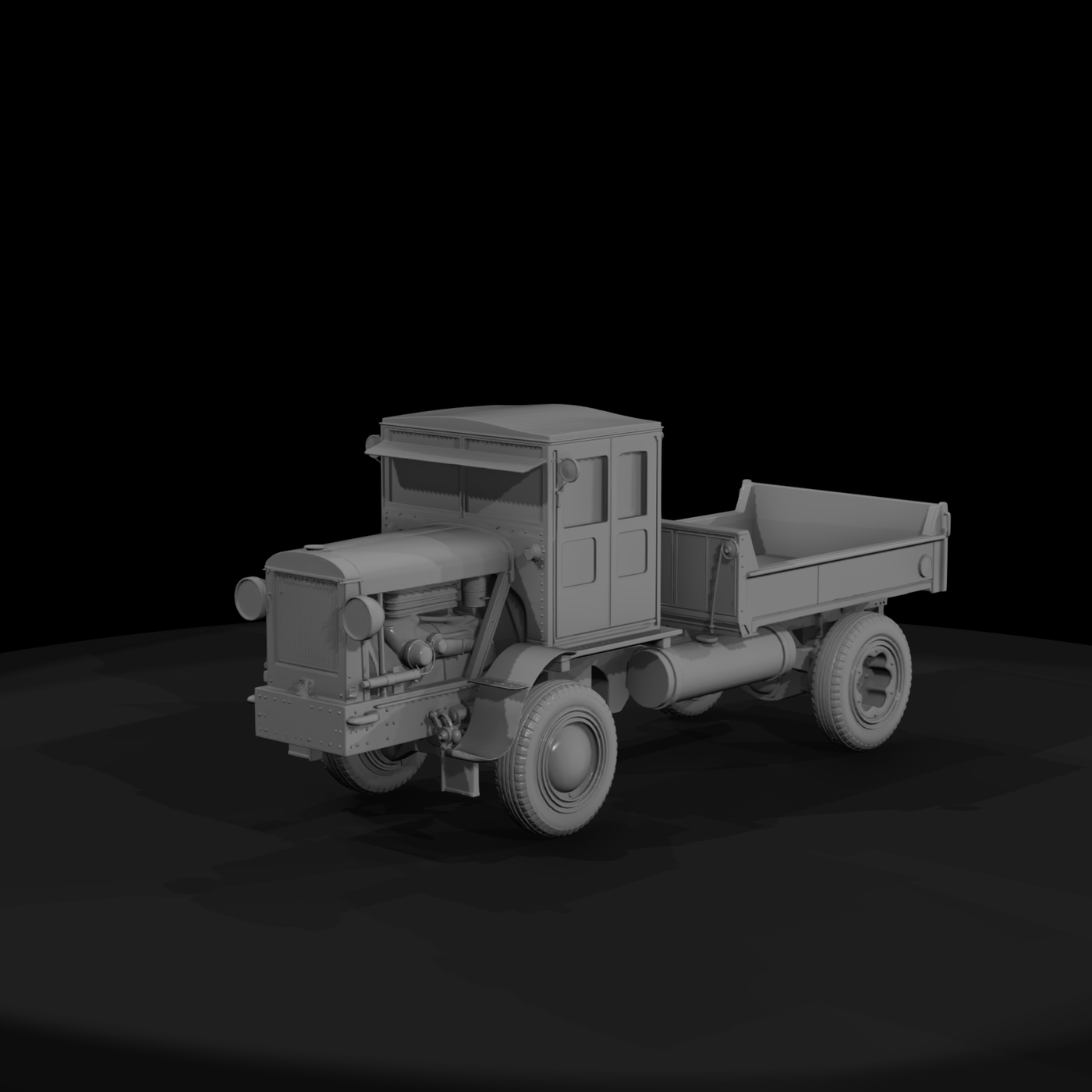 Vintage Industrial Dump Truck