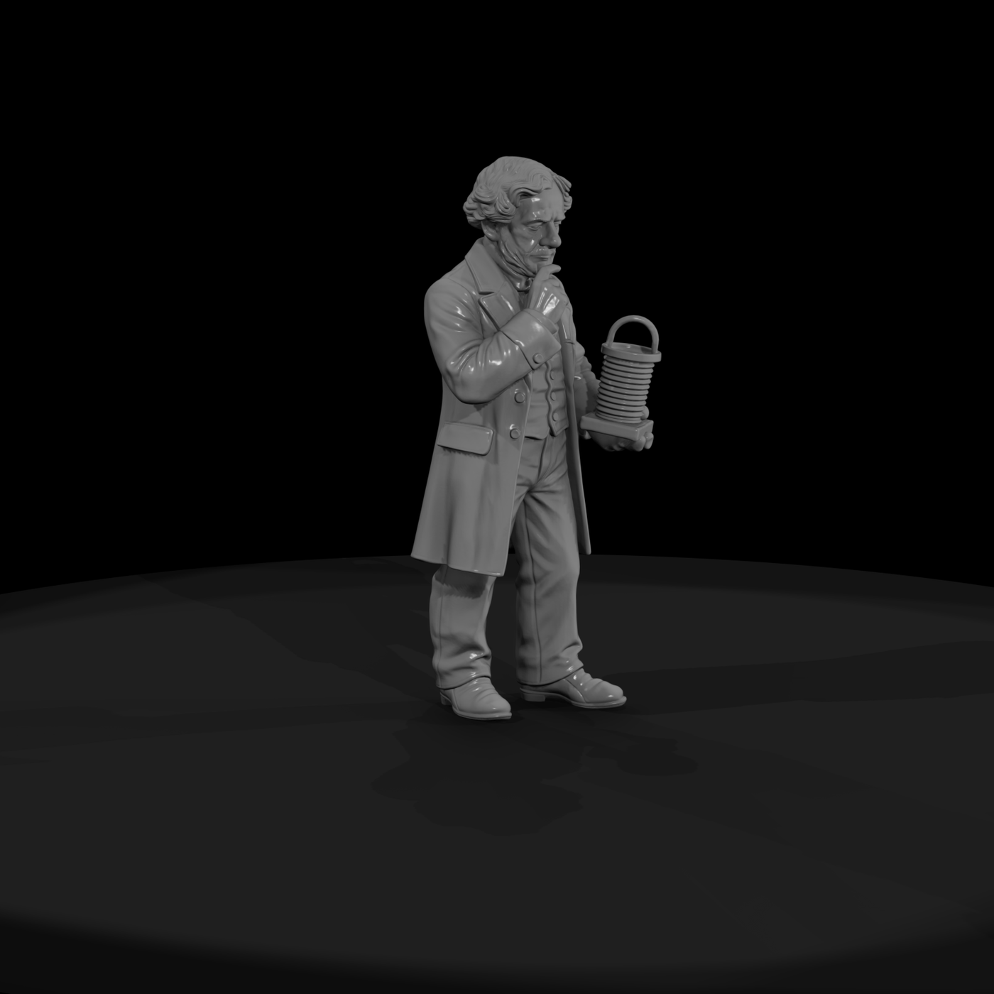 Hist 0180 Historical Michael Faraday Miniature Fig