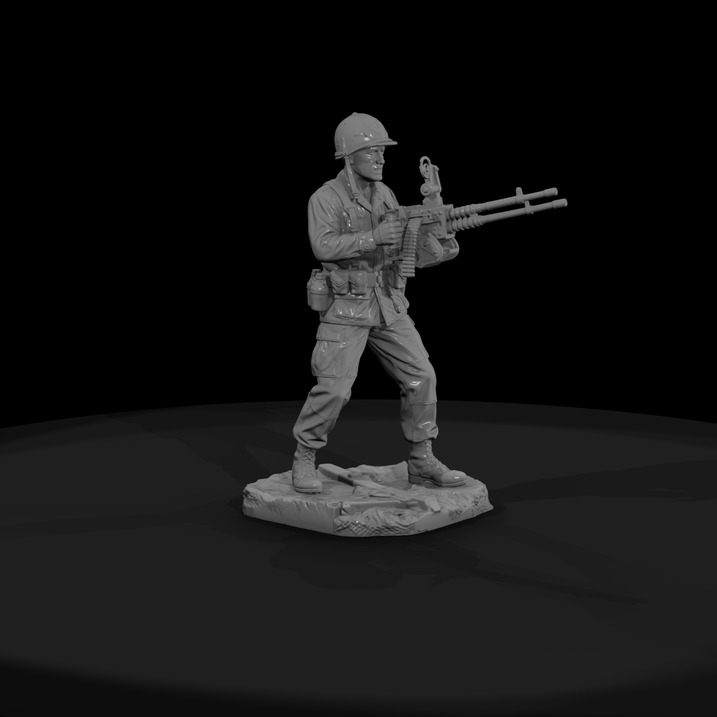 Vnh 035 United States Army Duster Aa Crewman M42