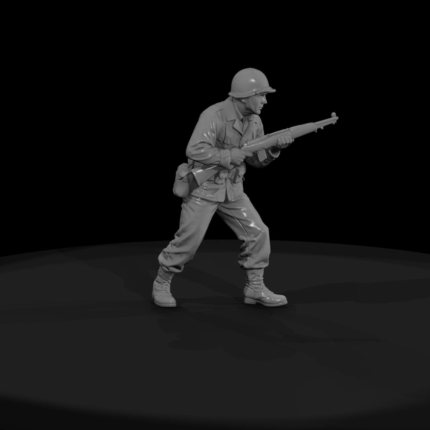 Ww2 Army 097 Wwii U S Army Rifleman Figure