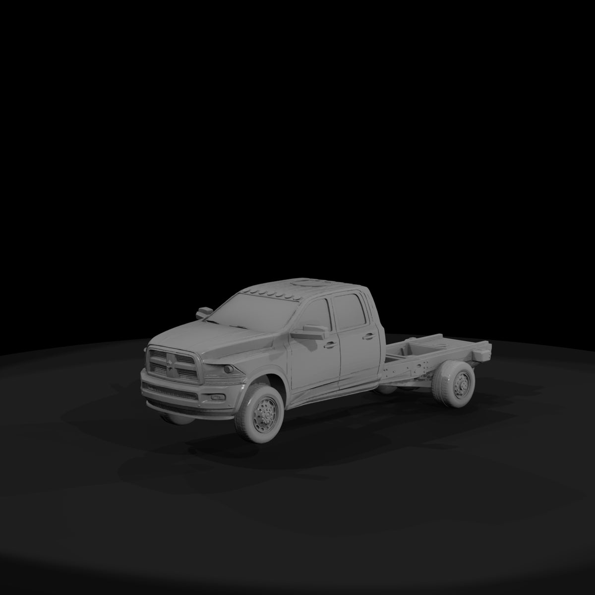 unbranded-ram-style-cab-and-chassis-pickup-3d-printable-model-691598