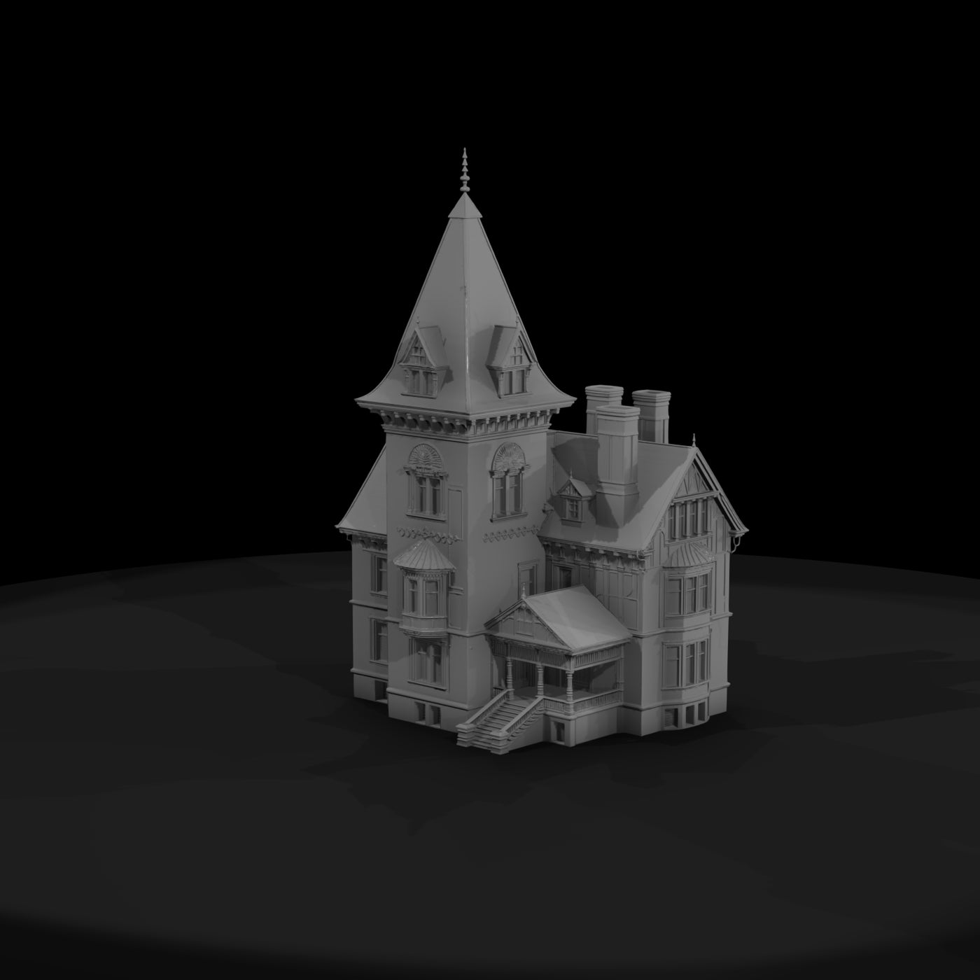 victorian-spired-mansion-3d-printable-diorama-building-492284