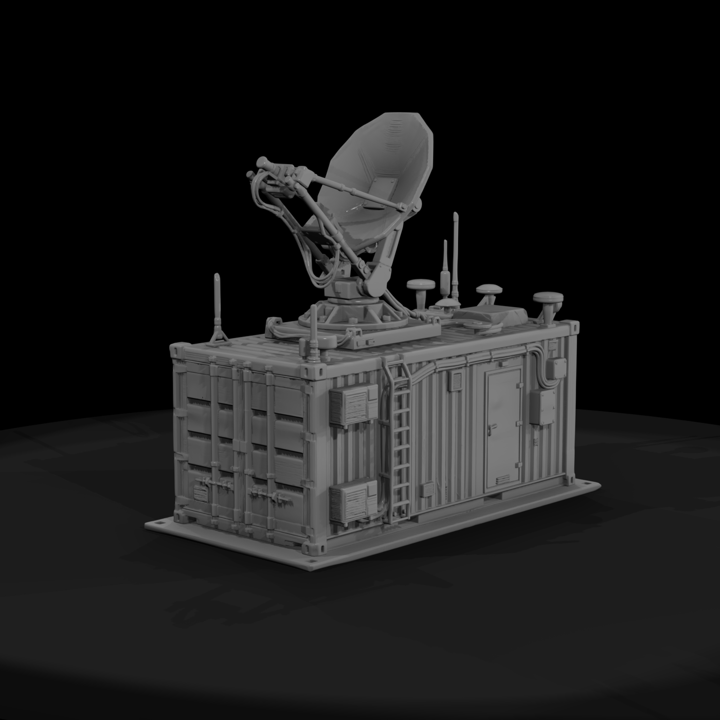 Mil 262 Modern Desert Satellite Comms Terminal