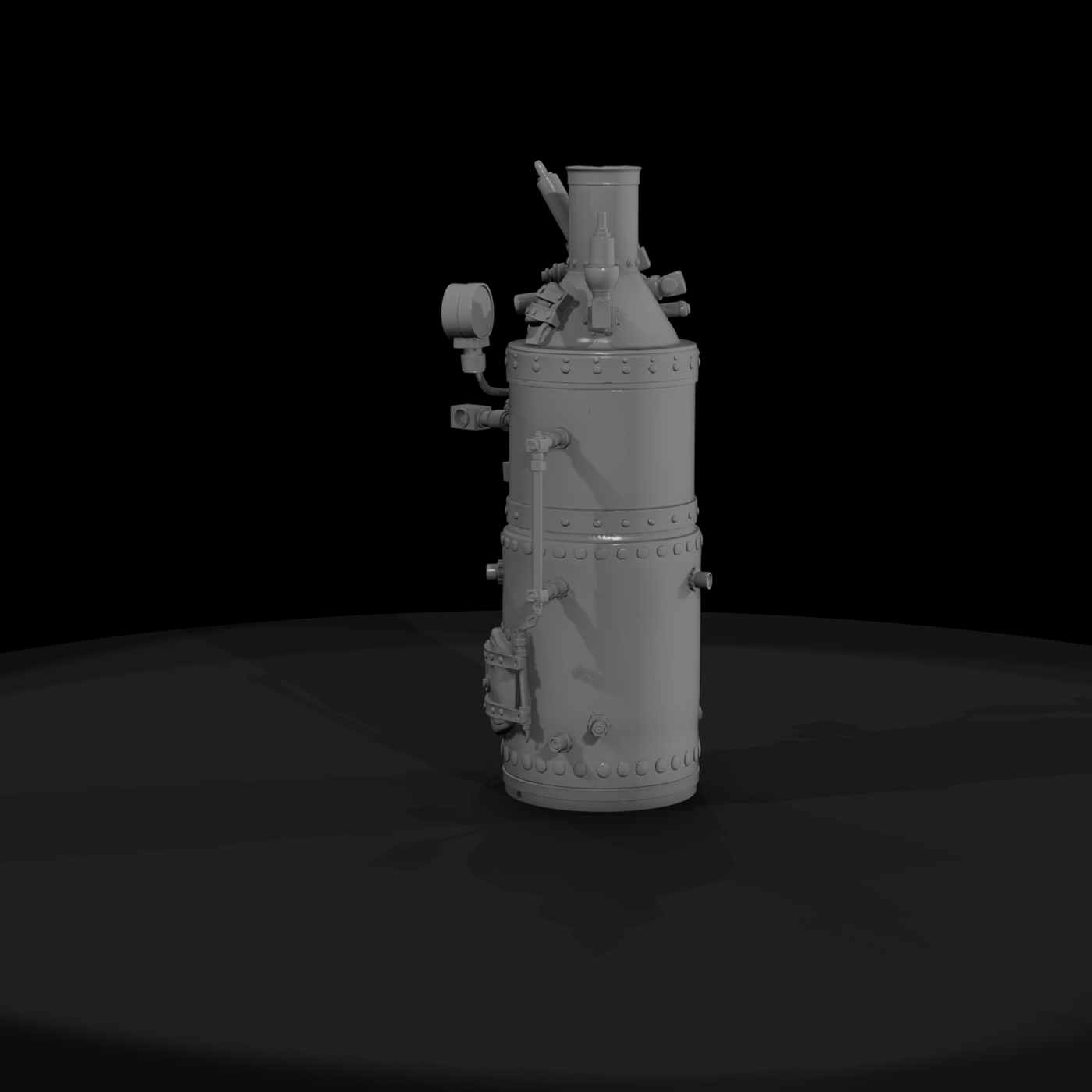 Steampunk Vertical Steam Boiler