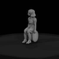 passengers-with-luggage-waiting-1950s-girl — thumbnail 4