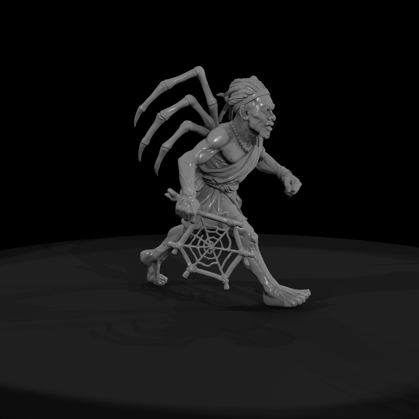 Myth 0474 Mythology Anansi Miniature Figure