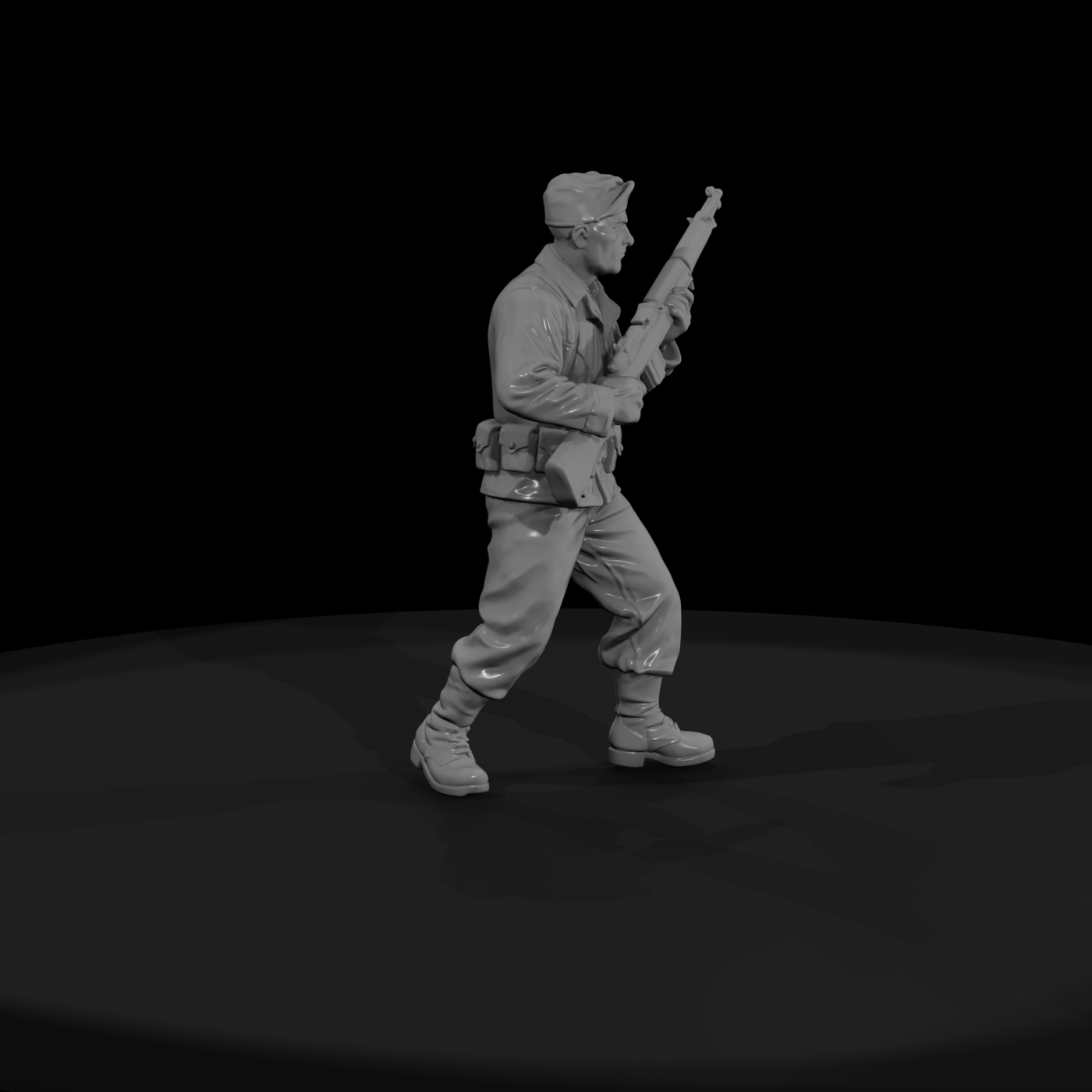 Ww2 Army 081 Wwii U S Army Rifleman Figure